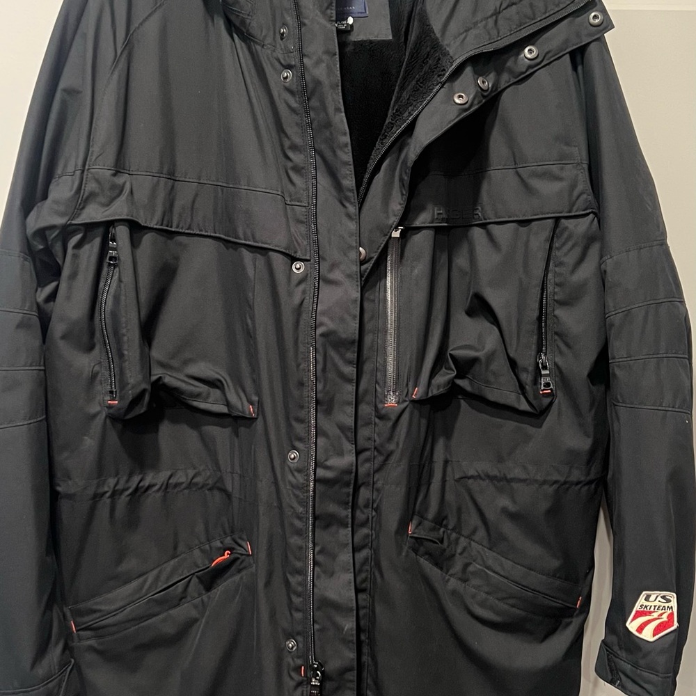 Tommy Hilfiger US Ski Team Insulated Mountain Parker Men's Black Jacket